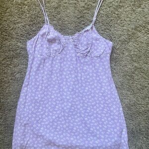 LA Hearts Lilac Floral Mini Slip Dress